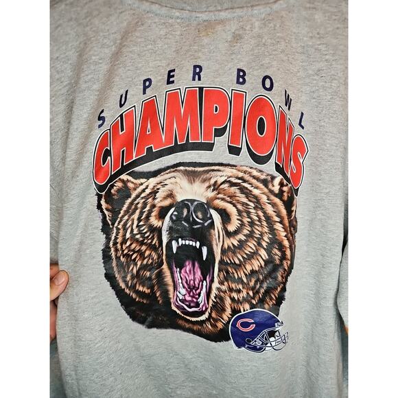 Mitchell & Ness NFL Crewneck Sweatshirt Chicago Bears Size 2XLB Super Bowl XX - Picture 2 of 11